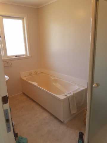 Focal of Bettina Rd old bath plan is for new shower to go in this place