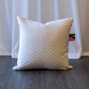 Tillie textured cushion white